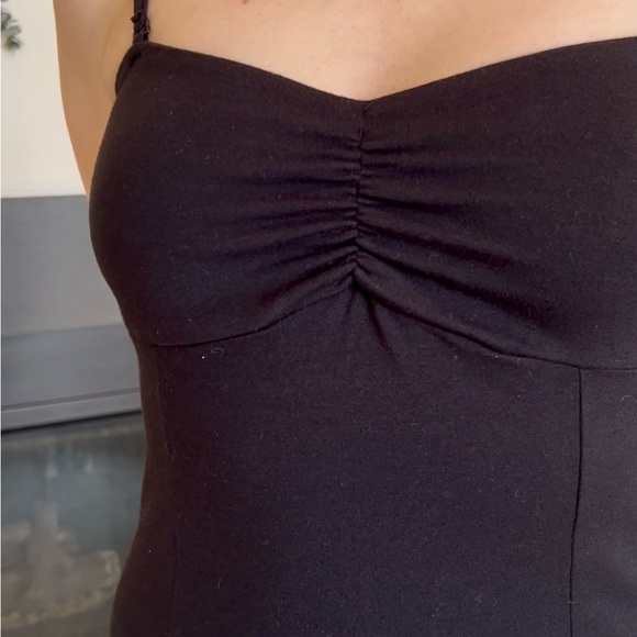 Garage Black Mini Dress with Spaghetti Straps - Picture 5 of 10